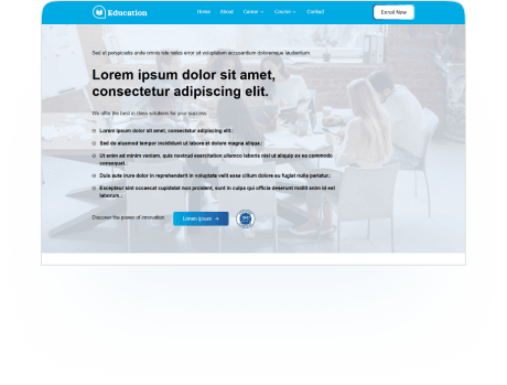 Modern Portfolio template preview